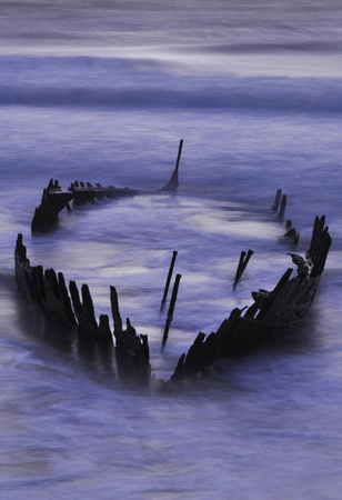 SS Dicky during a storm at king tide